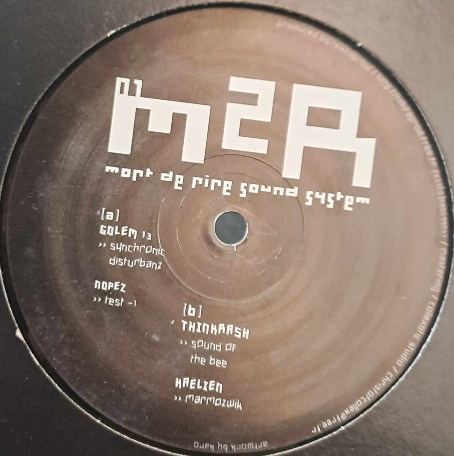 Mort De Rire Sound System 01 - vinyle freetekno